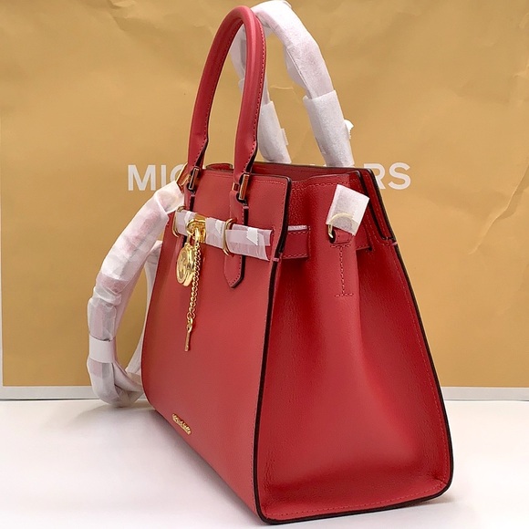 MICHAEL KORS HAMILTON MEDIUM SATCHEL COLOR: LIGHT BERRY SHERBET NWT - Picture 3 of 14